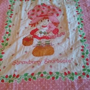 Vintage strawberry shortcake quilt